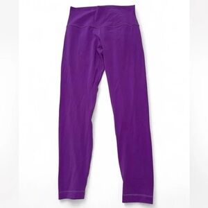 lululemon athletica Girls' Solid Purple Leggings